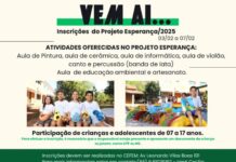 Projeto Criança Esperança abre inscrições para mais um ano de atividades no CEFEM de Nova Xavantina
