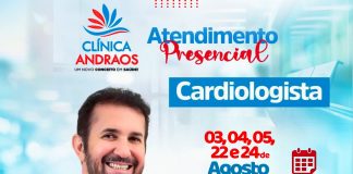 CORAÇÃO?…Atendimento presencial na Clínica Andraos garante a sua saúde cardiovascular