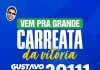Hoje tem CARREATA do candidato Gustavo Bang em NX; saída às 17.30 hs do Auto Posto Sentinela