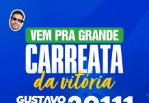 Hoje tem CARREATA do candidato Gustavo Bang em NX; saída às 17.30 hs do Auto Posto Sentinela